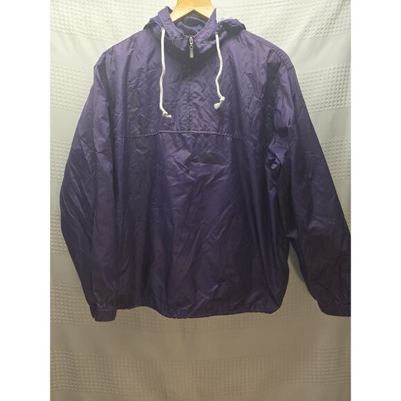 Liz Claiborne Jackets & Blazers - Liz Claiborne purple Acadia anorak windbreaker jacket small stain